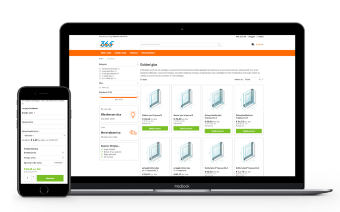 Op maat gemaakte glasconfigurator Op maat gemaakte glasconfigurator