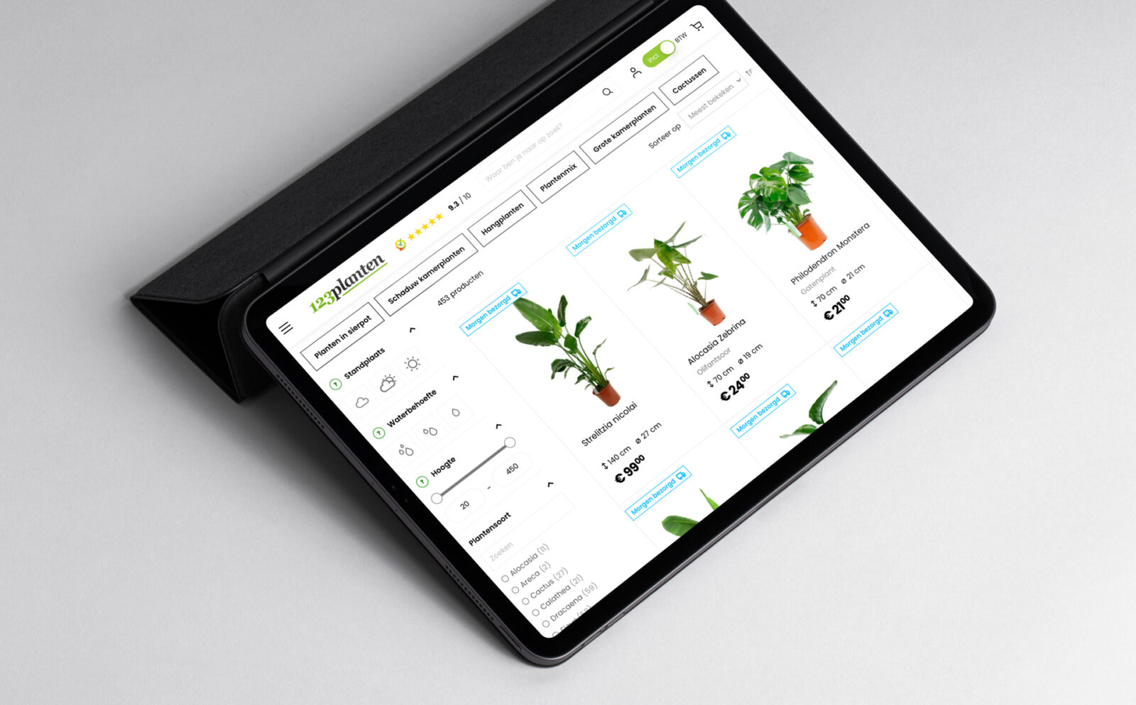 iPad redesign 123planten