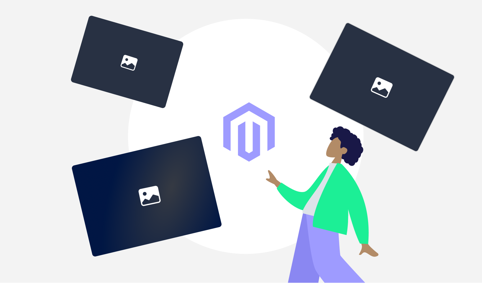 Images met Magento logo