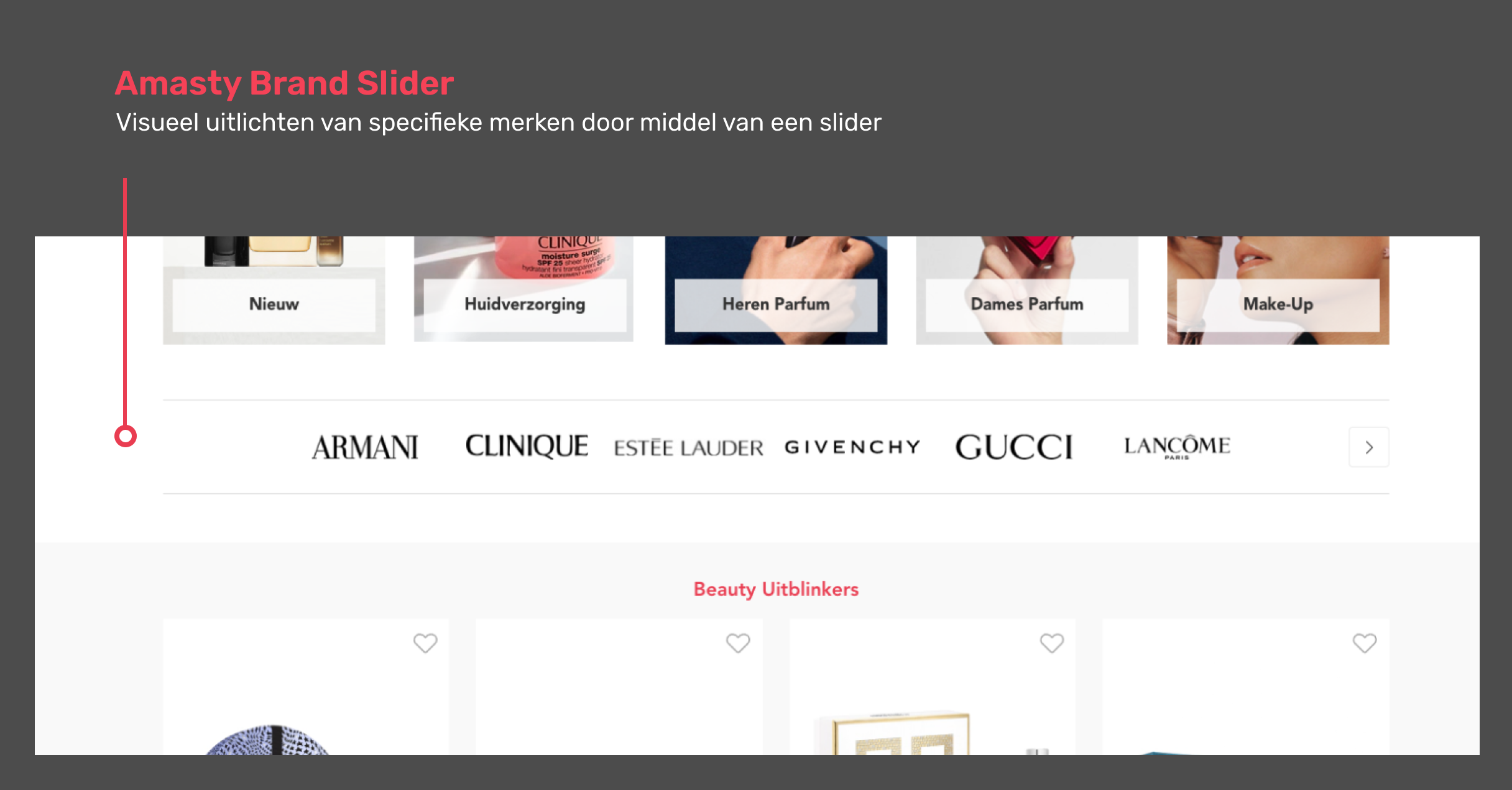 Amasty Brand Slider: Visueel uitlichten van specifieke merken door middel van een slider